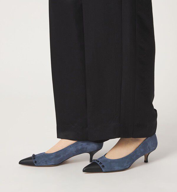 ODETTE E ODILE「トラペーズスタッズ パンプス45&uarr;」|パンプス|