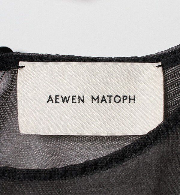AEWEN MATOPH「＜AEWEN MATOPH＞チュールレースレイヤードブラウス」|シャツ・ブラウス|