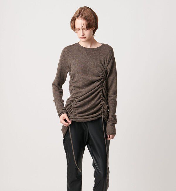 AEWEN MATOPH「＜AEWEN MATOPH＞シャーリング ２WAYニットワンピース」|ワンピース|