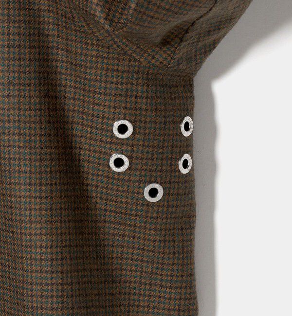 UNITED ARROWS「【別注】＜MACKINTOSH＞ROX BURGH/ロクスバラ ハウンドトゥース トレンチコート」|ダッフルコート|