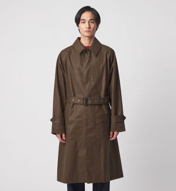 UNITED ARROWS「【別注】＜MACKINTOSH＞ROX BURGH/ロクスバラ ハウンドトゥース トレンチコート」|ダッフルコート|