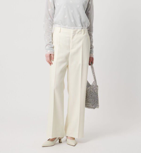 UNITED ARROWS「オーガンジー コンビ パンツ」|その他|OFF WHITE