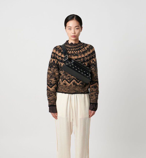 OSOI「＜OSOI＞FOLDER BROT STUD バッグ」|ショルダー・メッセンジャー|