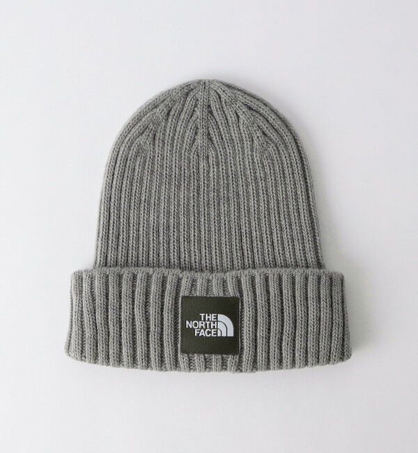 UNITED ARROWS green label relaxing「＜THE NORTH FACE＞ロゴ ビーニー」|ニット帽|MD.GRAY