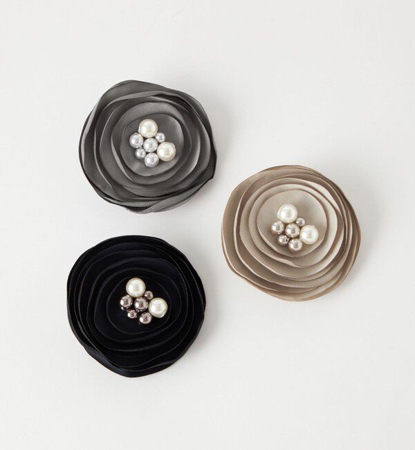 UNITED ARROWS green label relaxing「フラットフラワー コサージュ」|ブローチ・コサージュ|