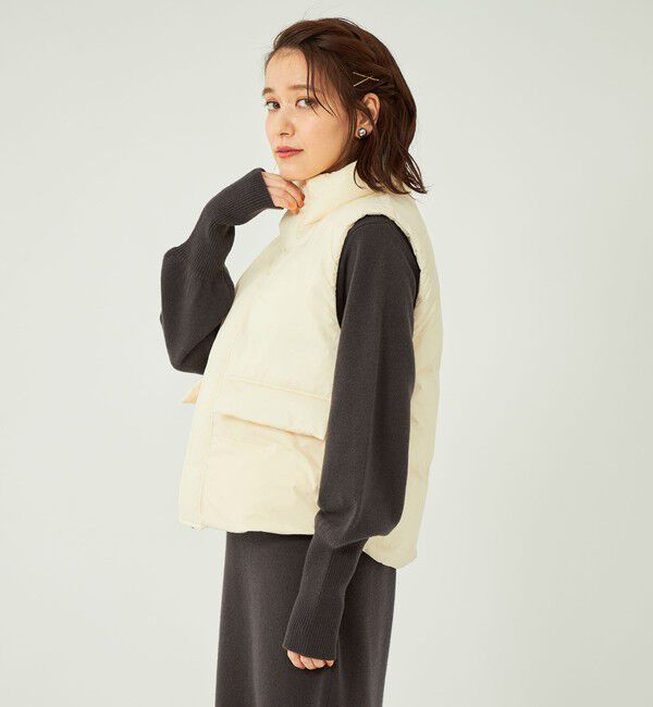 UNITED ARROWS green label relaxing「【別注】＜TAION＞ショート ダウン ベスト」|ダウンベスト・ベスト|