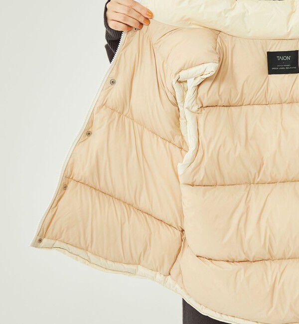 UNITED ARROWS green label relaxing「【別注】＜TAION＞ショート ダウン ベスト」|ダウンベスト・ベスト|