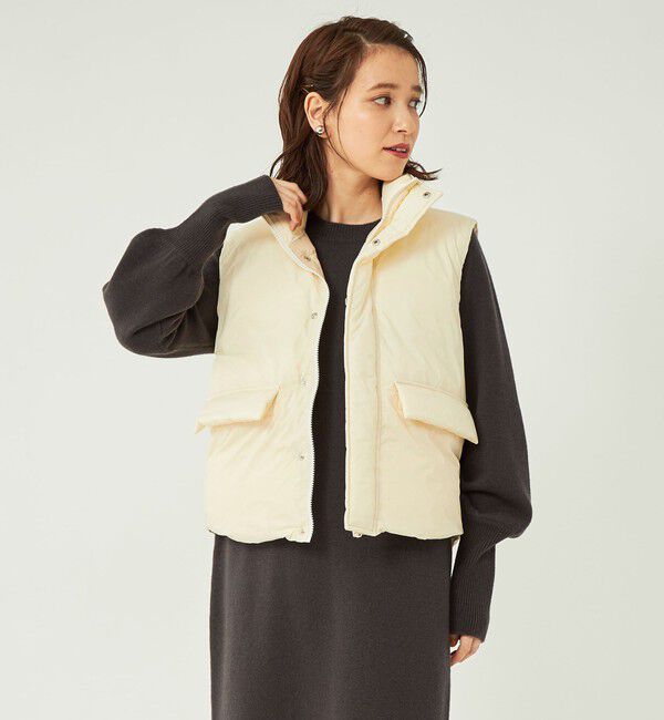 UNITED ARROWS green label relaxing「【別注】＜TAION＞ショート ダウン ベスト」|ダウンベスト・ベスト|