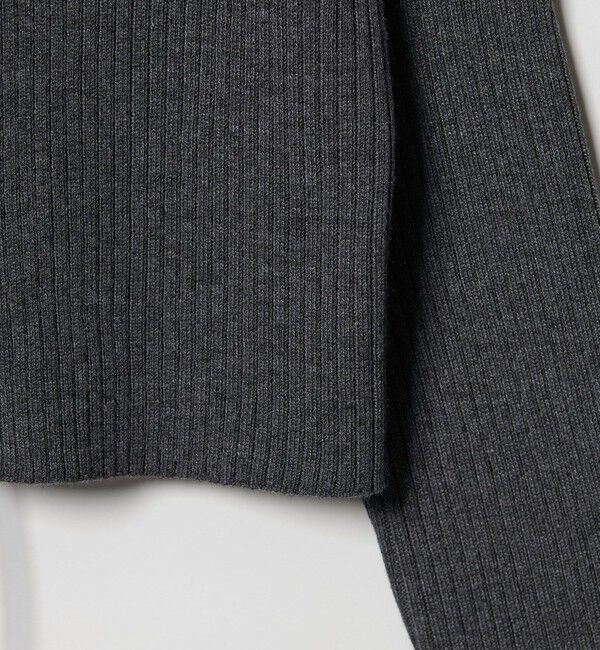 EMMEL REFINES「＜EMMEL REFINES＞EM フロントリボン エリツキ ニット」|ニット・セーター|