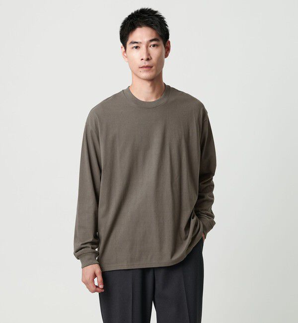 UNITED ARROWS green label relaxing「＜GOAT＞7オンス ロングスリーブ Tシャツ」|Tシャツ・カットソー|DK.GRAY