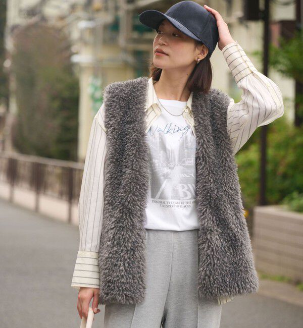 UNITED ARROWS green label relaxing「【WEB限定】＜at ease＞フォト ロングスリーブ Tシャツ」|Tシャツ・カットソー|