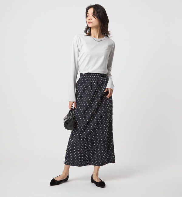 UNITED ARROWS green label relaxing「テンジク ラメ   ロングスリーブ カットソー」|Tシャツ・カットソー|