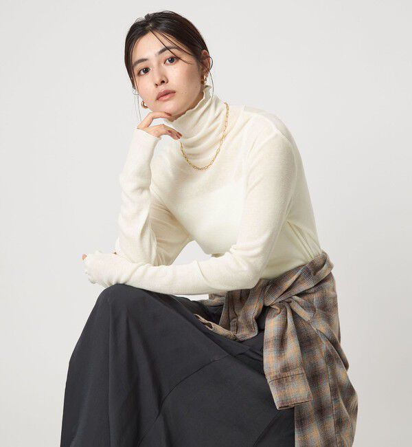 UNITED ARROWS green label relaxing「テレコ タートルネック プルオーバー」|Tシャツ・カットソー|