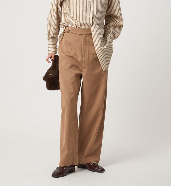 UNITED ARROWS green label relaxing「ベルテッド フォルム パンツ」|その他|