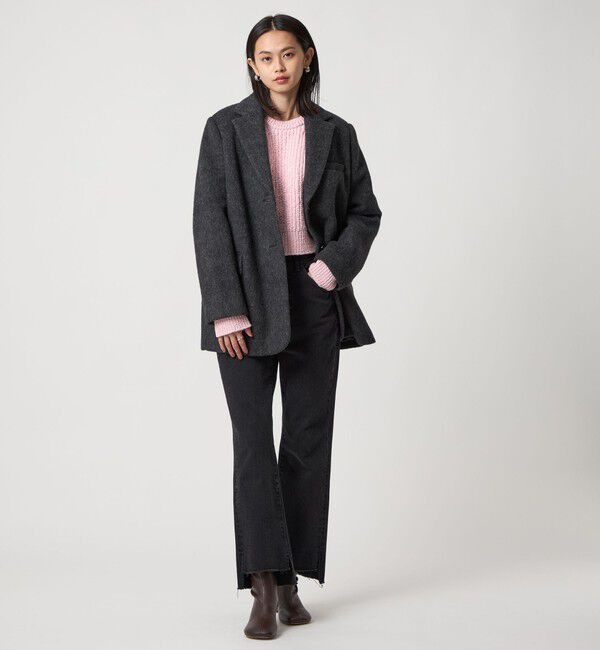 EMMEL REFINES「＜EMMEL REFINES＞EM シャギー ボンディング ジャケット」|テーラードジャケット|