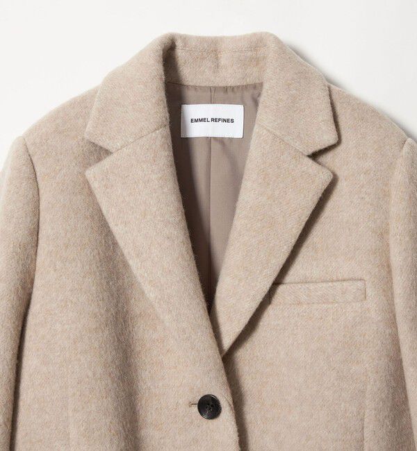 EMMEL REFINES「＜EMMEL REFINES＞EM シャギー ボンディング ジャケット」|テーラードジャケット|