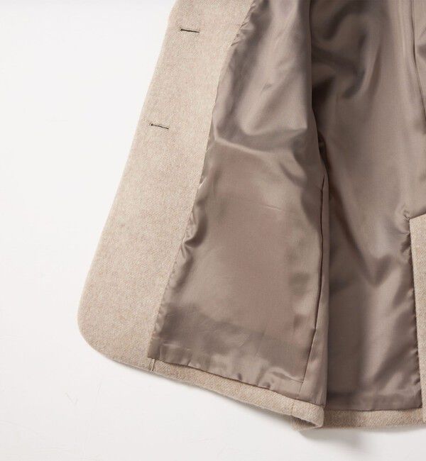 EMMEL REFINES「＜EMMEL REFINES＞EM シャギー ボンディング ジャケット」|テーラードジャケット|