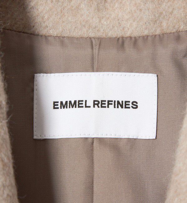 EMMEL REFINES「＜EMMEL REFINES＞EM シャギー ボンディング ジャケット」|テーラードジャケット|