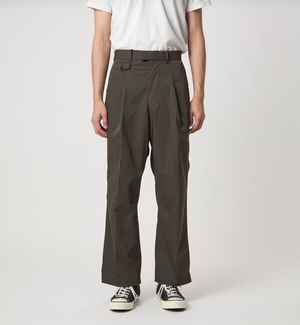 UNITED ARROWS green label relaxing「＜PCN＞1プリーツ ワイド スラックス パンツ」|スラックス|