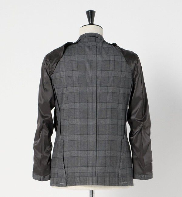 UNITED ARROWS green label relaxing「GLR CLOTH フラノ柄 2B RG ジャケット -ストレッチ-」|テーラードジャケット|