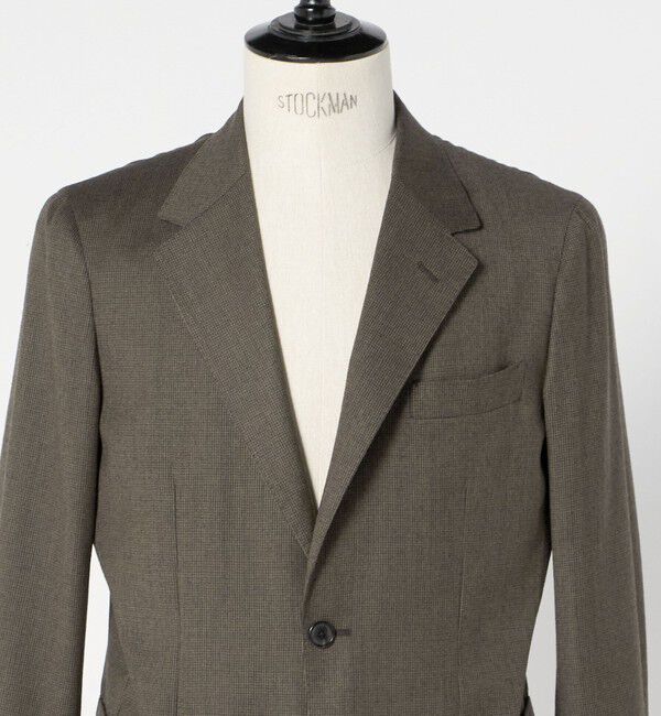 UNITED ARROWS green label relaxing「GLR CLOTH フラノ柄 2B RG ジャケット -ストレッチ-」|テーラードジャケット|