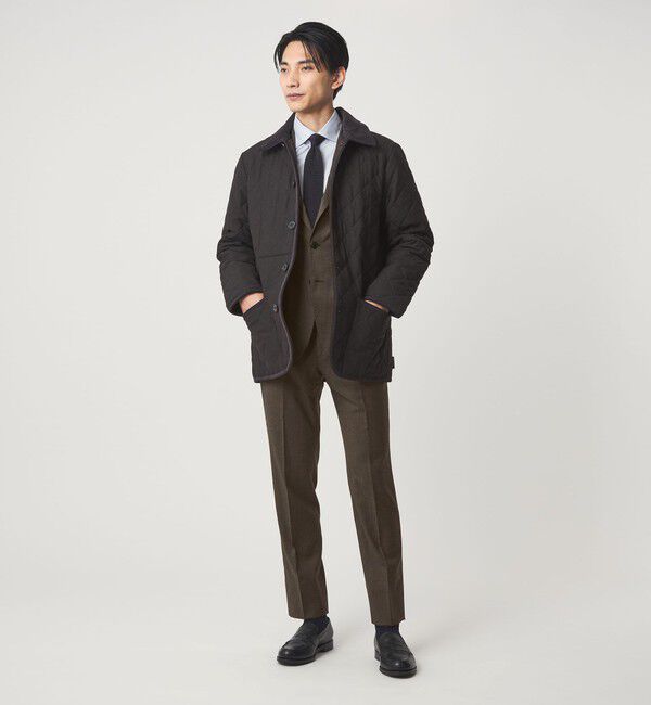 UNITED ARROWS green label relaxing「GLR CLOTH フラノ柄 2B RG ジャケット -ストレッチ-」|テーラードジャケット|