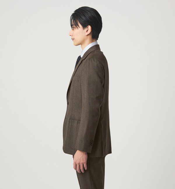 UNITED ARROWS green label relaxing「GLR CLOTH フラノ柄 2B RG ジャケット -ストレッチ-」|テーラードジャケット|