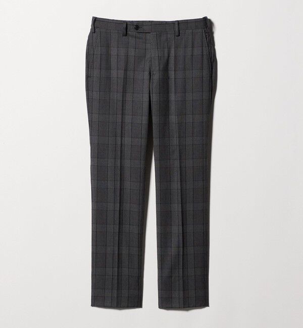 UNITED ARROWS green label relaxing「GLR CLOTH フラノ柄 アジャスター スラックス -ストレッチ-」|スラックス|