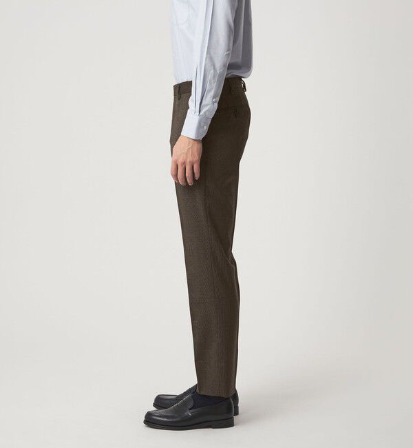 UNITED ARROWS green label relaxing「GLR CLOTH フラノ柄 アジャスター スラックス -ストレッチ-」|スラックス|