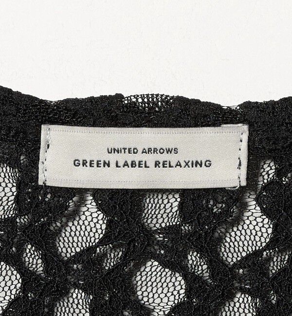 UNITED ARROWS green label relaxing「【WEB限定】＜at ease＞シャーリングレース プルオーバー カットソー」|Tシャツ・カットソー|