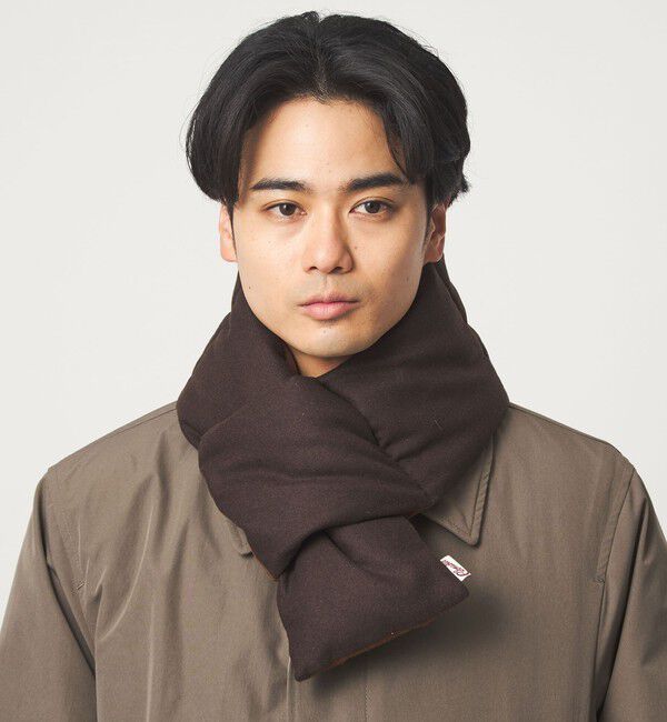 UNITED ARROWS green label relaxing「【別注】＜COBMASTER＞GLR ブラウン ダウン マフラー」|マフラー|