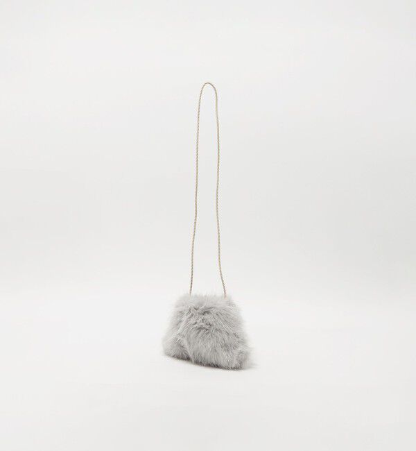 UNITED ARROWS green label relaxing「ラメ フェイクファー ポシェット  / キッズ 」|リュック|