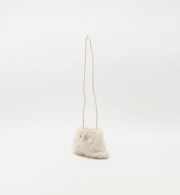 UNITED ARROWS green label relaxing「ラメ フェイクファー ポシェット  / キッズ 」|リュック|