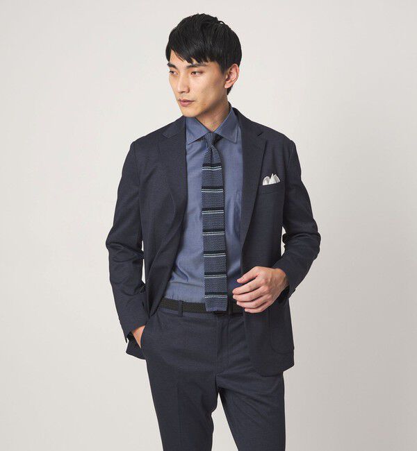 UNITED ARROWS green label relaxing「コットン シャンブレー ワイドカラー ドレスシャツ -イージーアイロン-」|シャツ・ブラウス|