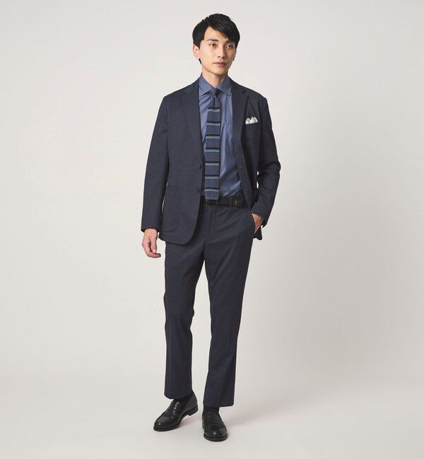 UNITED ARROWS green label relaxing「コットン シャンブレー ワイドカラー ドレスシャツ -イージーアイロン-」|シャツ・ブラウス|