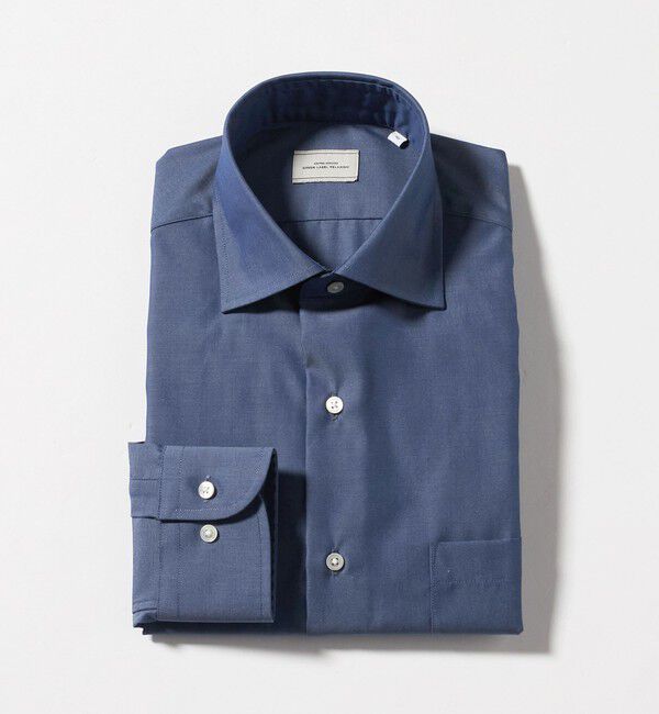 UNITED ARROWS green label relaxing「コットン シャンブレー ワイドカラー ドレスシャツ -イージーアイロン-」|シャツ・ブラウス|