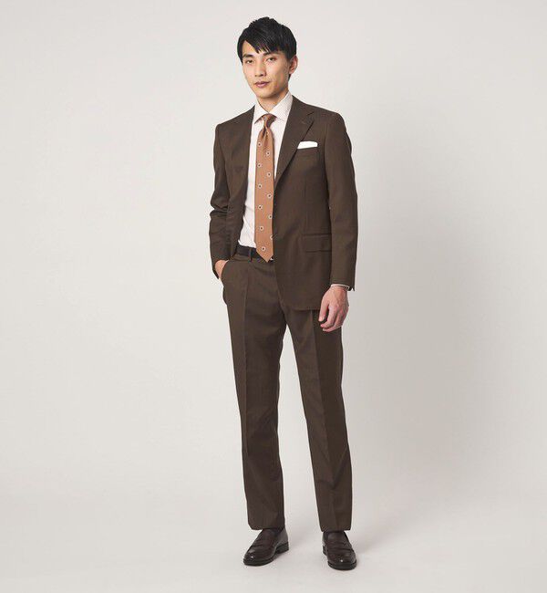 UNITED ARROWS green label relaxing「GUABELLO モヘヤ混トロピカル HX 1プリーツ スーツパンツ」|スーツ|