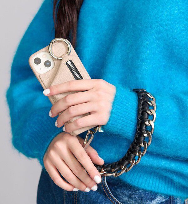 BEAUTY&YOUTH UNITED ARROWS「＜ajew＞Tie chain ショルダー ストラップ」|モバイルケース|BLACK