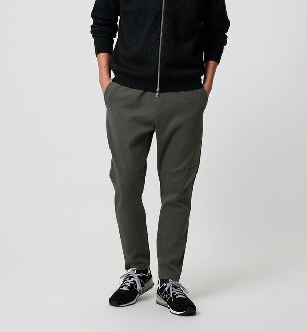 BEAUTY&YOUTH UNITED ARROWS「【WEB限定 WARDROBE SMART】ダブルニット イージーパンツ/セットアップ対応」|チノ|