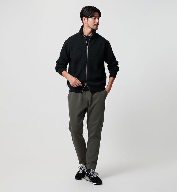 BEAUTY&YOUTH UNITED ARROWS「【WEB限定 WARDROBE SMART】ダブルニット イージーパンツ/セットアップ対応」|チノ|