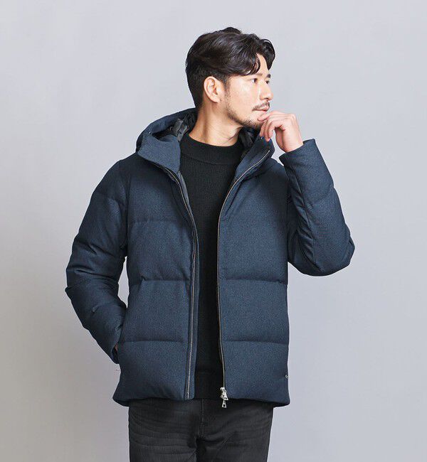 BEAUTY&YOUTH UNITED ARROWS「【WEB限定 WARDROBE SMART】LANATEC フード ダウンジャケット」|ダウン|