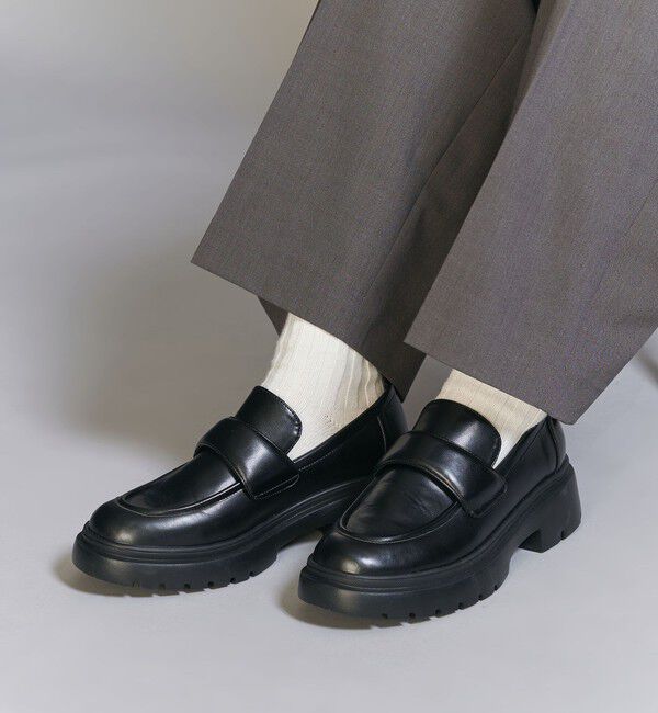 BEAUTY&YOUTH UNITED ARROWS「レザーライク ローファー -晴雨兼用-」|レインシューズ|