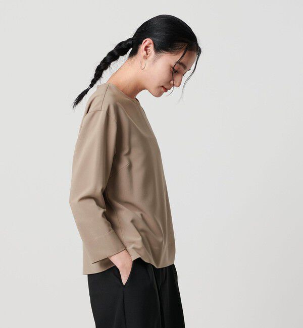 BEAUTY&YOUTH UNITED ARROWS「【WEB限定 Wardrobe DAILY MINIMAL】クルーネックブラウス ウォッシャブル」|シャツ・ブラウス|