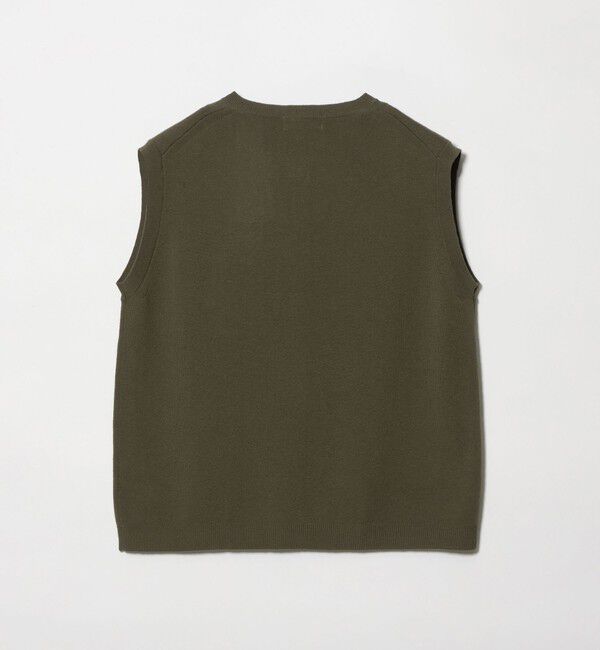 STEVEN ALAN「＜Steven Alan＞コットン カシミヤ ラッフル ニットベスト」|ベスト・ジレ|