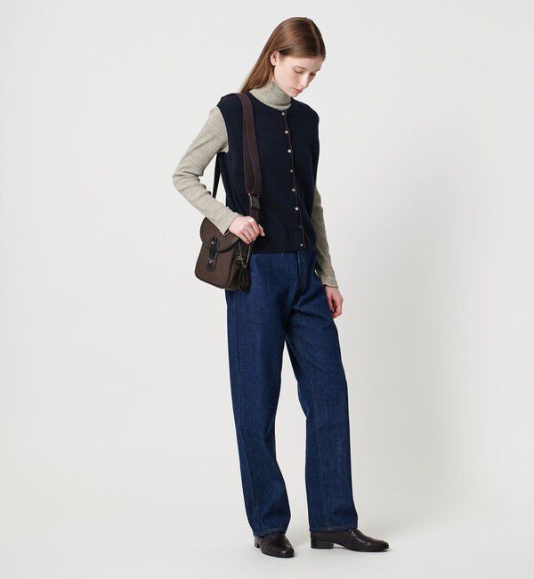 STEVEN ALAN「＜Steven Alan＞コットン カシミヤ ラッフル ニットベスト」|ベスト・ジレ|