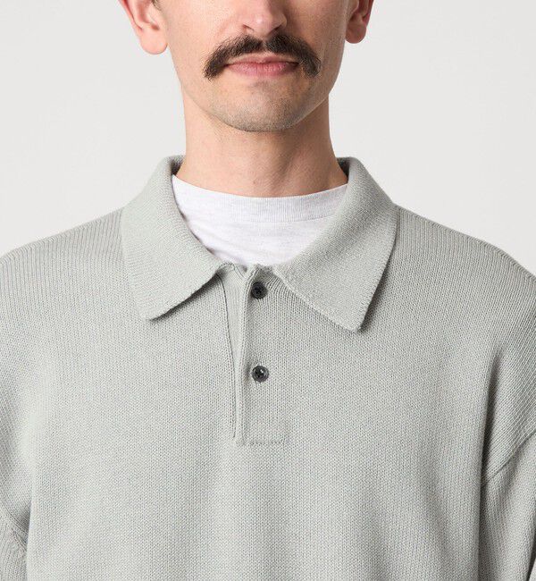 STEVEN ALAN「＜Steven Alan＞ CTN/CA 2B ニット ポロシャツ」|ニット・セーター|
