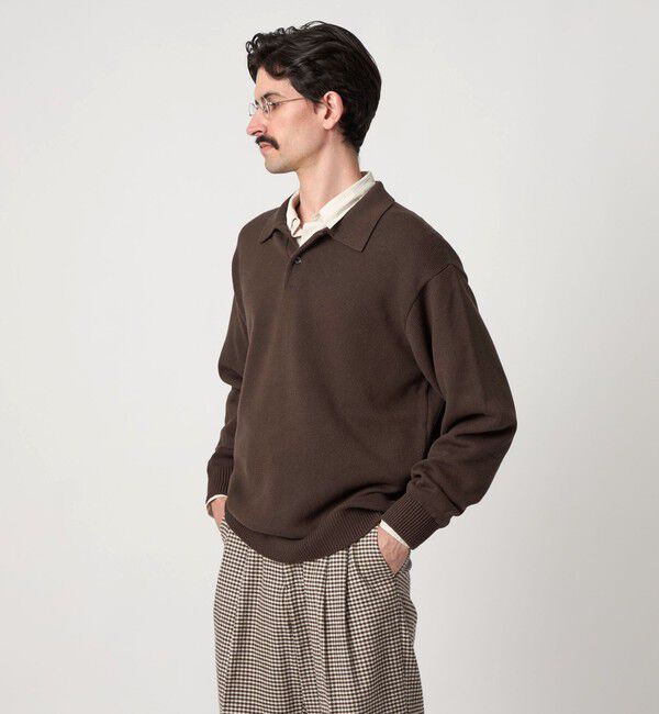 STEVEN ALAN「＜Steven Alan＞ CTN/CA 2B ニット ポロシャツ」|ニット・セーター|