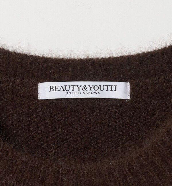 フォックスカシミヤブレンド クルーネックニットプルオーバーセーター014 BEAUTY＆YOUTH UNITED ARROWS ニット セーター フォックスカシミヤ