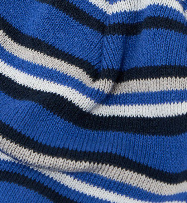 California General Store「＜CGS.＞リバーシブル ボーダー ニットキャップ」|ニット帽|