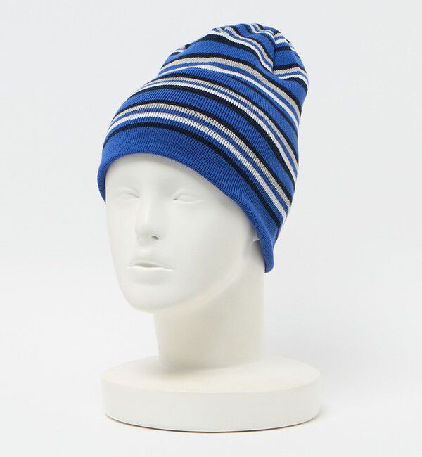 California General Store「＜CGS.＞リバーシブル ボーダー ニットキャップ」|ニット帽|